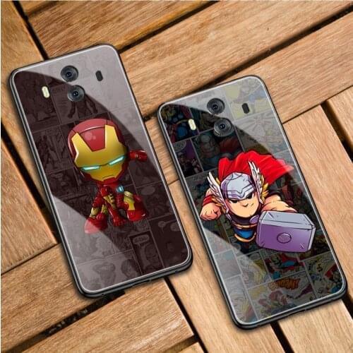 Tempered Glass Case For OnePlus 5T OnePlus 6T OnePlus 7 OnePlus 7T Pro OnePlus 8 Pro OnePlus 8T Shockproof Cover Super Hero Case