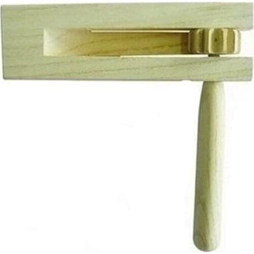 Wooden Spinning Ratchet Noise Maker Grogger Traditional Matraca for Parties Sports Events and Celebrations