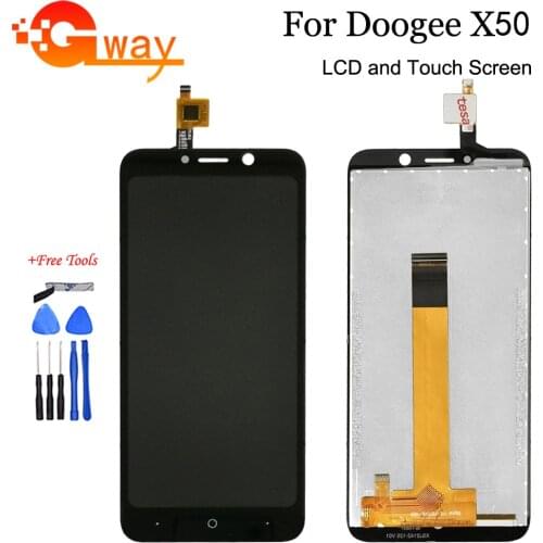 For 5.0" Doogee X50/X50L LCD Display+Touch Screen Digitizer Assembly For Doogee X50/X50L Mobile Phone Accessories With Tools