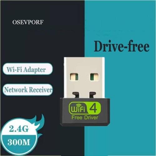 Mini WiFi Adapter 150Mbps Wi-Fi Adapter USB Ethernet WiFi Dongle 2.4G Network Card Antena Receivers for PC Desktop Laptop Window