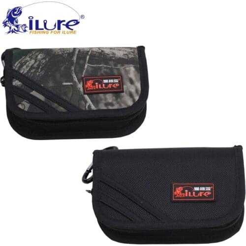 ILure fishing lure spoon bags 18x11.5x4.5cm 100g Professional waterproof Sequin jig bag Large capacity Pesca bag color Black