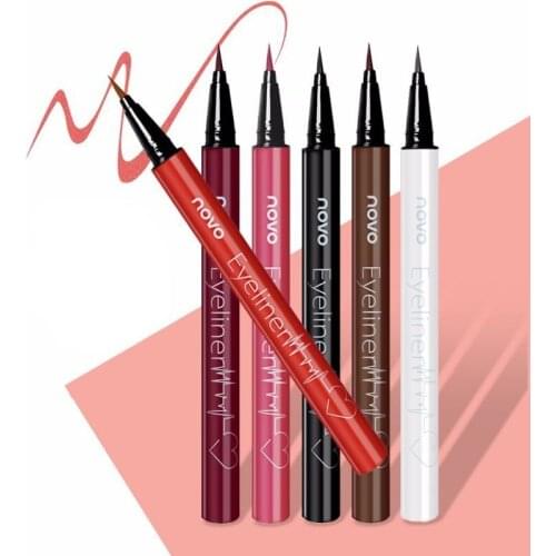 Blooming Glamorous Eyes Eyeline Pencil 1pcs Liquid Eyeliner Pencil Waterproof Makeup Liquid Eye Liner Brown Black Eyes Cosmetics