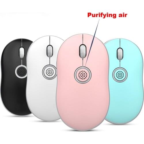 Aromatherapy Wireless Computer Office Mouse Rechargeable Silent Fashion Mouse for Girls Desktop Laptop Purifying Air Mice