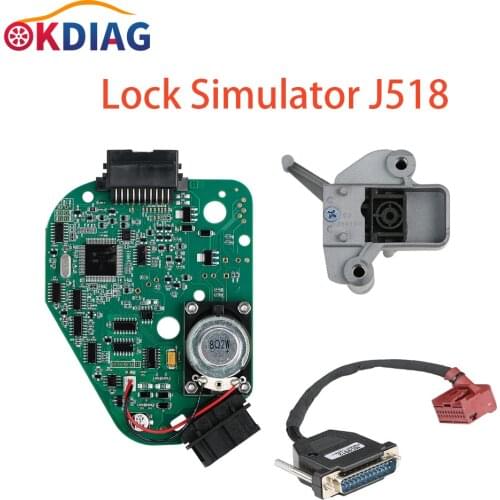 Newest Car Steering Wheel Lock Simulator J518 Steer Column Emulator for Audi A6 Q7 C6 for VW Touareg Phaeton J518 Repair