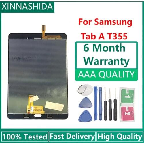 New LCD Display Touch Screen Digitizer Sensors Assembly Panel Replacement For Samsung Galaxy Tab A 8.0 T350 SM-T351 T355
