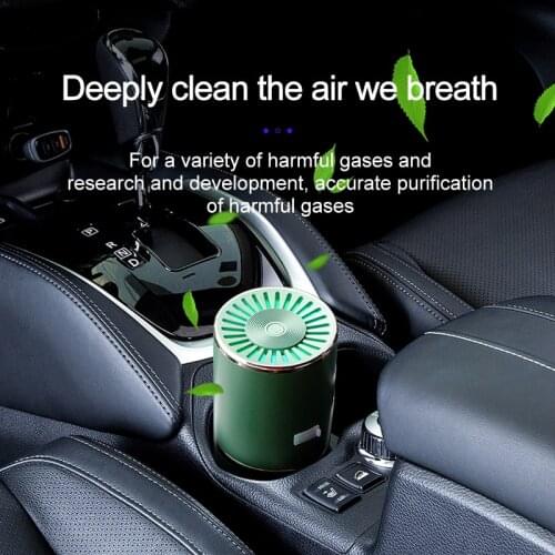 USB Car Air Purifier Cleaner Negative Ion Mini Home Vehicle Air Cleaner Remove Formaldehyde PM2.5 Harmful Gas Car Accessories