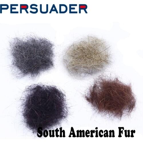 Persuader 4optional colors South American Fur fly tying dub net 2g nymph fly dub Jig hook nymph thorax&body fly tying materials