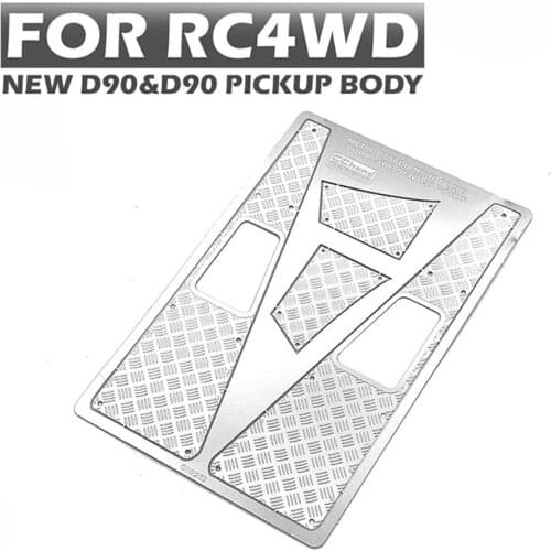 Durable Metal Car Body Skid Plate Protection Board for RC4WD NEW 2015 D90 Pickup Car RC Car Parts