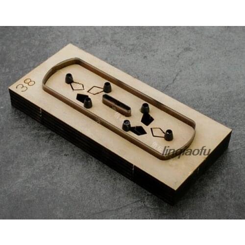 Belt cutting knife mold, 38mm width connecting leather handmade vegetable tanned belt making tool