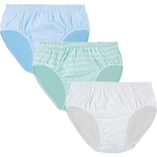 3 Pcs Striped Pure Cotton Children Underwear Little Boys Panties Pack Kids Briefs Child Boy Pants 2-12 Years
