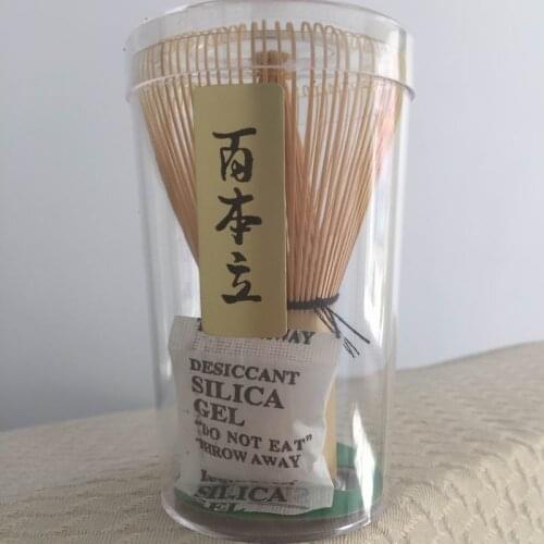 Free shipping 100 prongs bamboo whisk, macha powder green tea chasen brush tool, Japanese style ceremony tea accessory