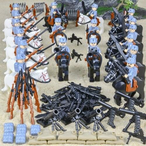 Military Building Blocks Soldier Soldier Assembly Model Puzzle Boy Assembly Toy