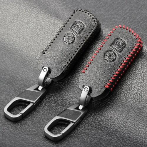 Protective Leather Key Case For Honda X ADV SH 300 150 125 Forza 300 125 PCX150 2018 Motorcycle Scooter 2 Button Smart Key