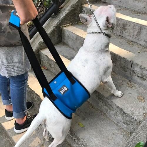 Pet Dog support harness vest breathable Soft Carrying Lift with handle to hind legs Protector for older injuries dogs recover