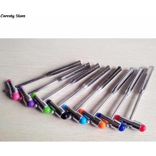 1pc Percussor Medical Triangle Taylor Percussion Neurological Hammer Diagnostic Reflex Hammer Random Color
