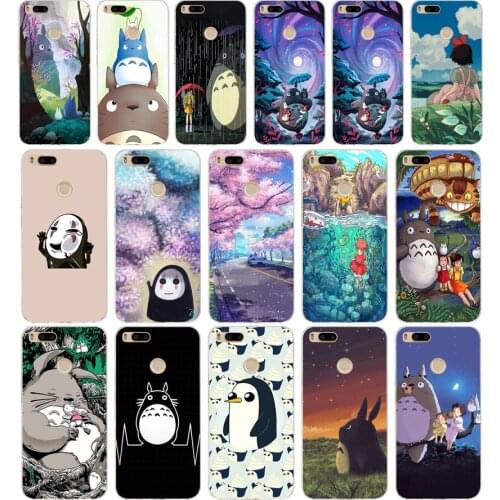 30AA Cute Totoro gift Soft Silicone Tpu Cover phone Case for Xiaomi Redmi Mi A1 A2 8 lite