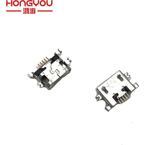 50PCS For Huawei Y600 Y511-T00 Y511-U10 U30 Y530 Y535 Y535D Y610 for Lenovo S6000 Tablet Micro Usb Jack Charging Port connector
