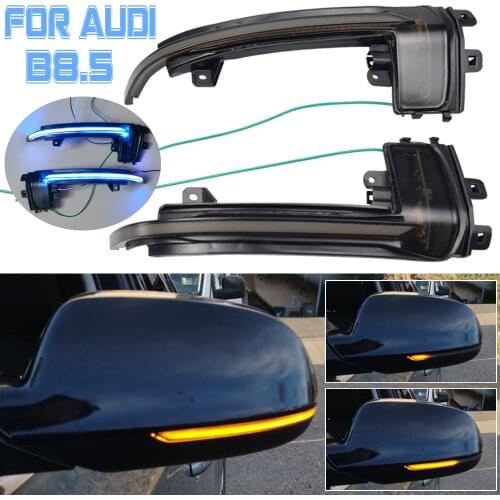 Dynamic LED Blinker Side Mirror Marker Turn Signal Light Lamp For Audi A8/S8 D3 2008 2009 2010