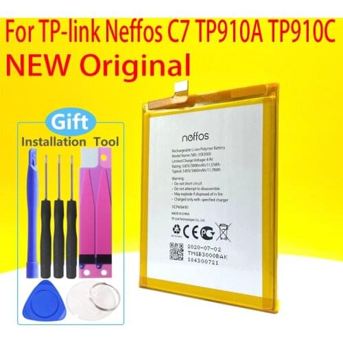 NBL-35B3000 Battery For TP-link Neffos C7 TP910A TP910C 3000mAh NEW Mobile Phone Battery In Stock