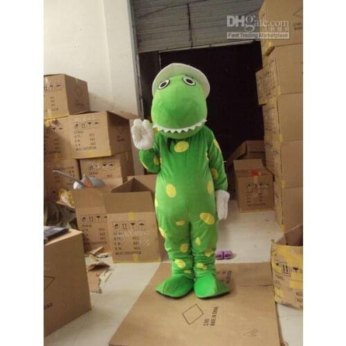 Hot selling 2017 Adult cute the Dinosaur Mascot Costumes Character Halloween Costume Cartoon Fancy Dress Outf