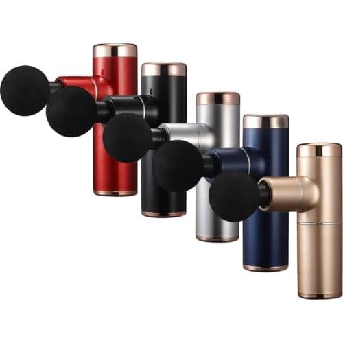 Mini Portable USB Charging Handheld Fascia Massager 4 Gears Speeds Deep Tissue Muscle Relaxing Massager Relieve Muscle Soreness