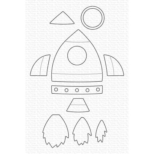 New Dies 2020 Metal Cutting Dies rocket diy photo album Scrapbooking Stencil Die Cuts Card Making