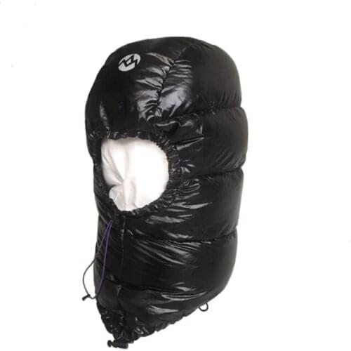 Down Warm Mountaineering Windproof Down Hat Outdoor Camping Unisex Autumn Winter Hat