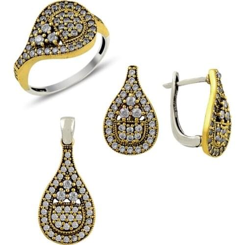 Silver 925 Sterling Authentic Drop Set