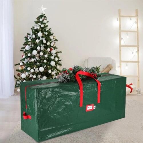 Foldable Christmas Tree Wreath Storage Bag Dustproof Cover Protect Waterproof Large-capacity Quilt Storage Bags Organize Tools