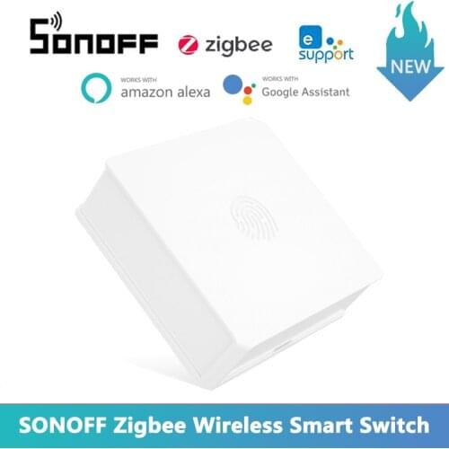 SONOFF SNZB-01 Zigbee Wireless Smart Switch Smart Home Low-battery Notification on eWeLink App IFTTT Work With SONOFF ZBBridge