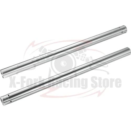 Front Inner Fork Tubes Pipes Silver Pair For HONDA VF750C Magna 1993-2003 1994 1995 96 97 98 99 00 01 02 51410-MZ5-671 41x669mm