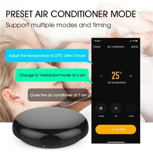 WiFi IR Smart Remote Control Universal Voice App Control Remote Controller Work for Amazon Alexa Google Home for Set-top Box TV