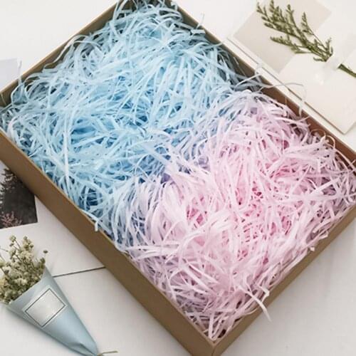 100g Crinkle Paper Eco-friendly Fadeless Paper Crinkle Cut Paper Shred Filler for Christams Crinkle Paper