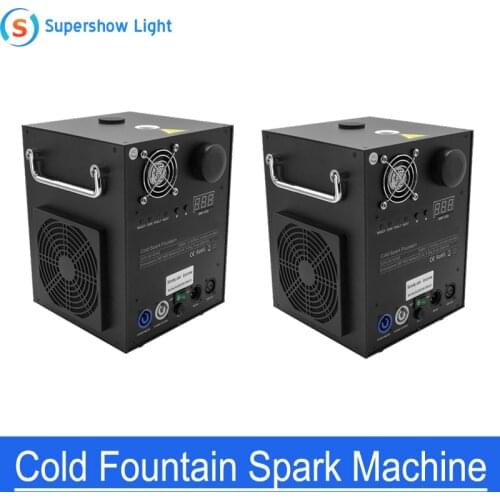 2pcs/lot 650W Remote/DMX Control Cold Spark fireworks Sparklers Machine Out/Indoor Wedding Celebration Party