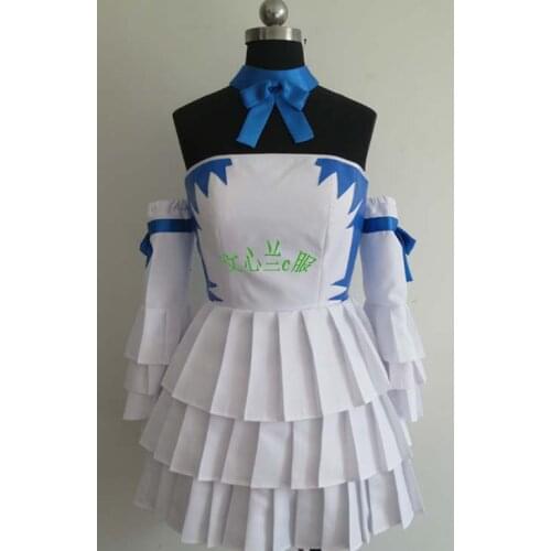 2016 Custom Made Fairy Tail Lucy Heartfilia White Dress Cosplay Costume