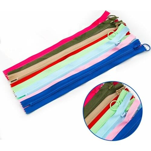 5PC Nylon Coil Zippers Tailor Sewing Color Tank Teeth Pant Placket Clothing Dresses Accessory Zipper Tent Backpack Pocket Zipper