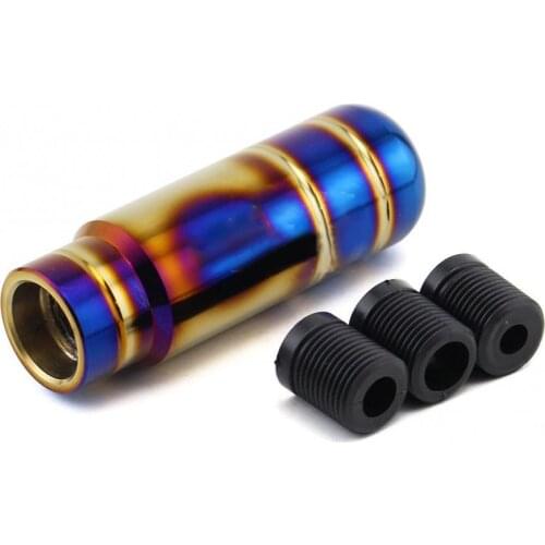 9CM Car Modified Universal Gear Shift Knob Le-ver Head with Thread Converter