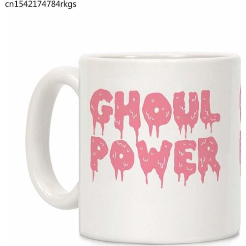 Ghoul Power White 11 Ounce Ceramic Coffee Mug