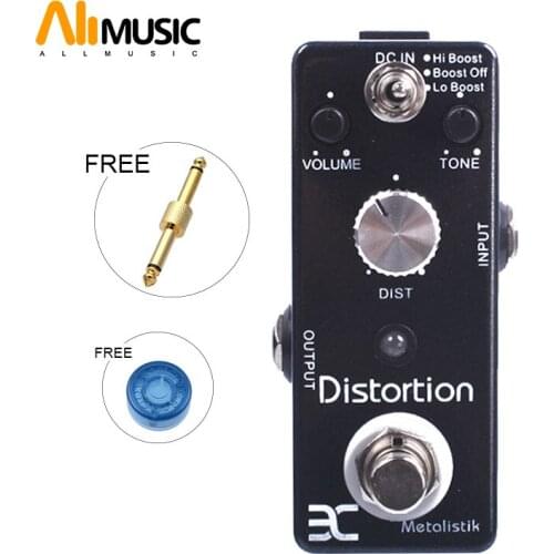 EX Pedal Metalistik TC-11 Metal Distortion 3 Working Modes:Lo Boost/BOOst Off/Hi Boost + Free Connector