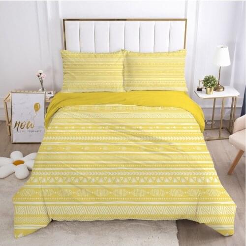 Classic Fresh Bedding set Bed Linens Qulit/Comforter Case with Zipper Duvet Cover Sets Single Twin Size 3D European Home Textile