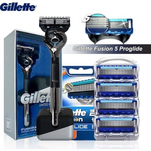 Machine For Shaving Manual shaver for Gilllette Fusion 5 Proglide Straight Razor Cassettes And Replacement Razor set With Stand