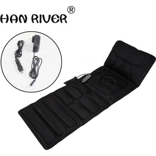 Whole body massage mattress multifunctional electric vibrating massage health care equipment back cushion for leaning on
