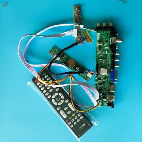 Kit For LP150X05-C2M1 1024X768 Controller board 1 CCFL LCD 30pin Digital HDMI remote Panel TV VGA USB AV DVB-C DVB-T 15"
