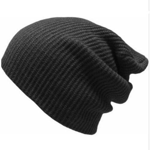 New Fashion Women Men Knitting Beanie Hip-Hop Autumn Winter Warm Caps Unisex Striped Hats For Women 5 Colors