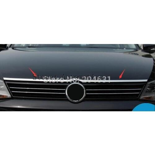For 2012-2014 for Volkswagen for VW Jetta MK6/Sagitar stainless steel front car hood cover Trim