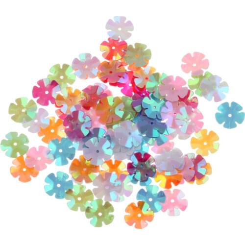 30g Perforated Flower Lentejuelas/Loose Sequins Paillette Sewing Craft For Decoration Garment Dress Cloth Embroidery Accessories