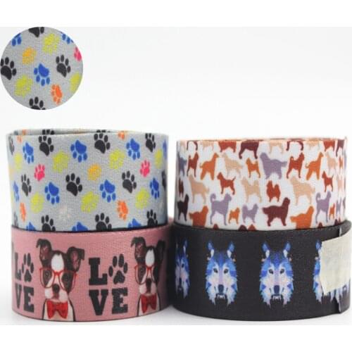 Cartoon Dog Print Lanyard Ribbon Badge Id Lanyard/mobile Phone Strap/key Chain with Keychain Neck 10mm/16mm/20mm/25mm/35mm/38mm