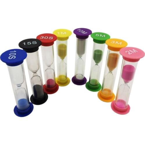 Timer Sand Clock Desktop Hourglass Craft Decoration 10/15/30s 1/2/3/5/10min