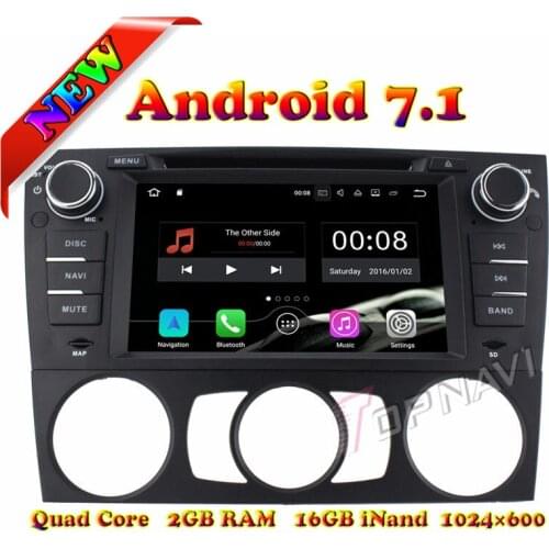 Topnavi 7" Android 7.1 Car PC DVD Player for BMW 3 Series E90/E91/E92/E93 (2006 2007 2008 2009 2010 2011) Manual GPS Navigation