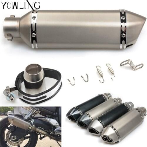 Universal 51mm Motorcycle Exhaust Pipe for Yamaha YZ 125 250 250F 426F 450F Kawasaki KX 125 250 250F 450F for Suzuki RMZ250